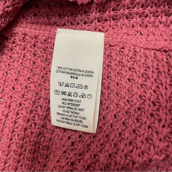 FREE PEOPLE “Moonshine” cold shoulder sweater in maroon - Picture 6 of 6